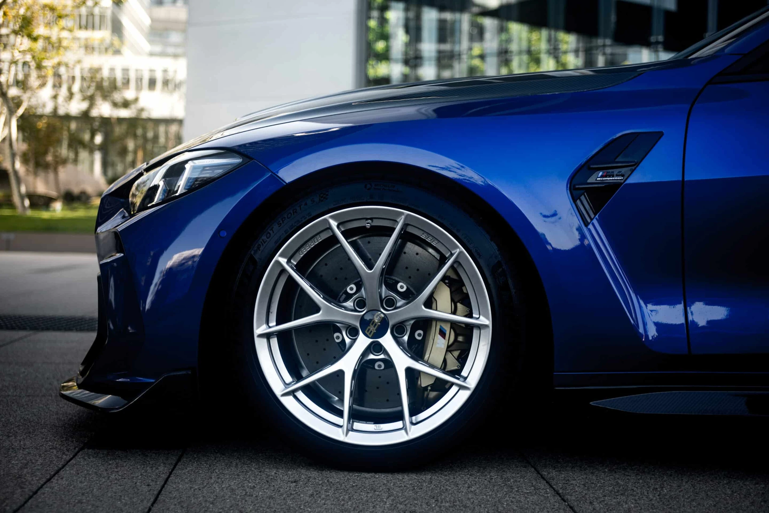 BMW M4 Competition xDrive detail relevant to graduation exotic car rentals on THE LUX CAR