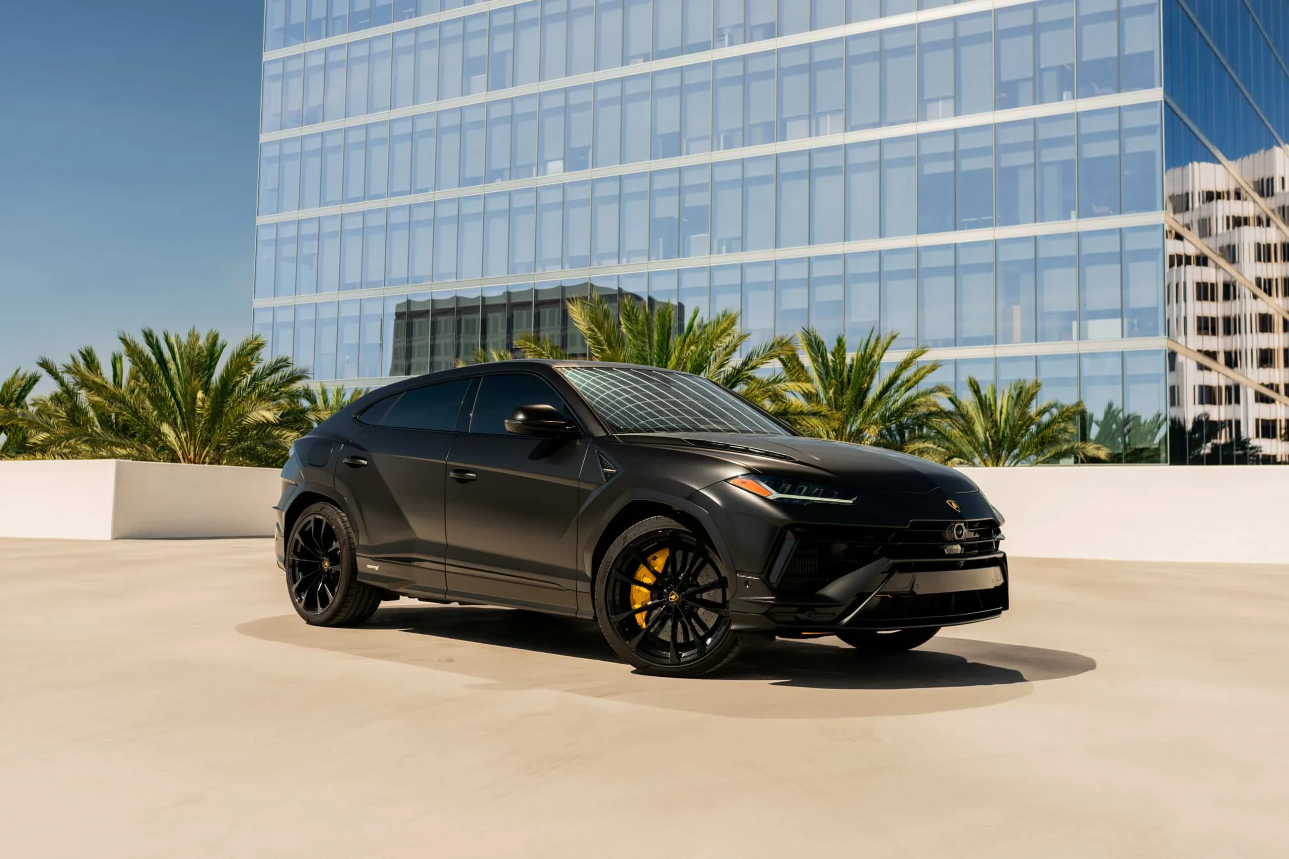 Lamborghini Urus S exterior for miami boat-show luxury car rentals