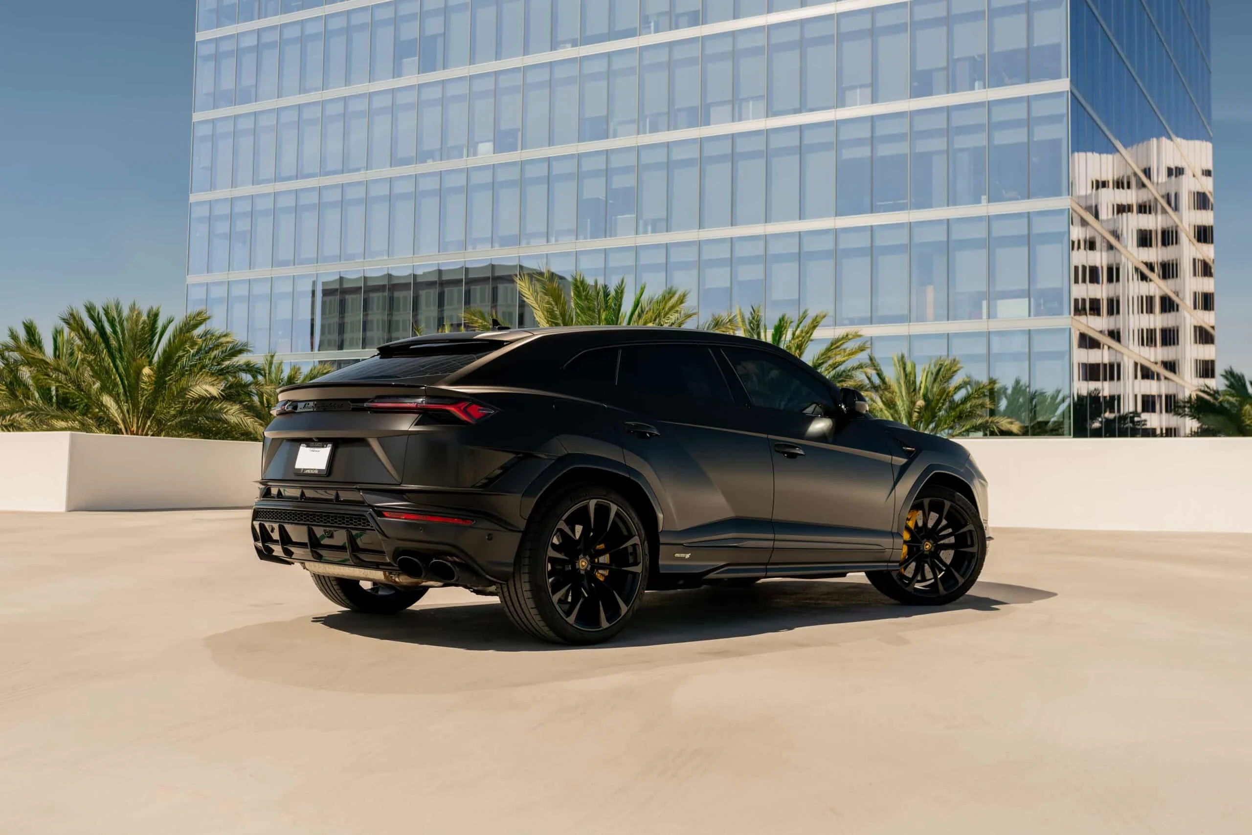 Lamborghini Urus S for one-way miami car delivery requests — luxury event car rental Miami — THE LUX CAR guide