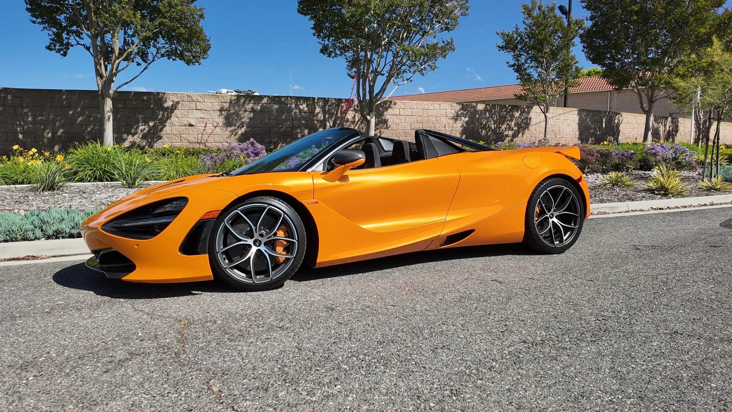 McLaren 720S Spider exterior for miami date-night exotic car rentals