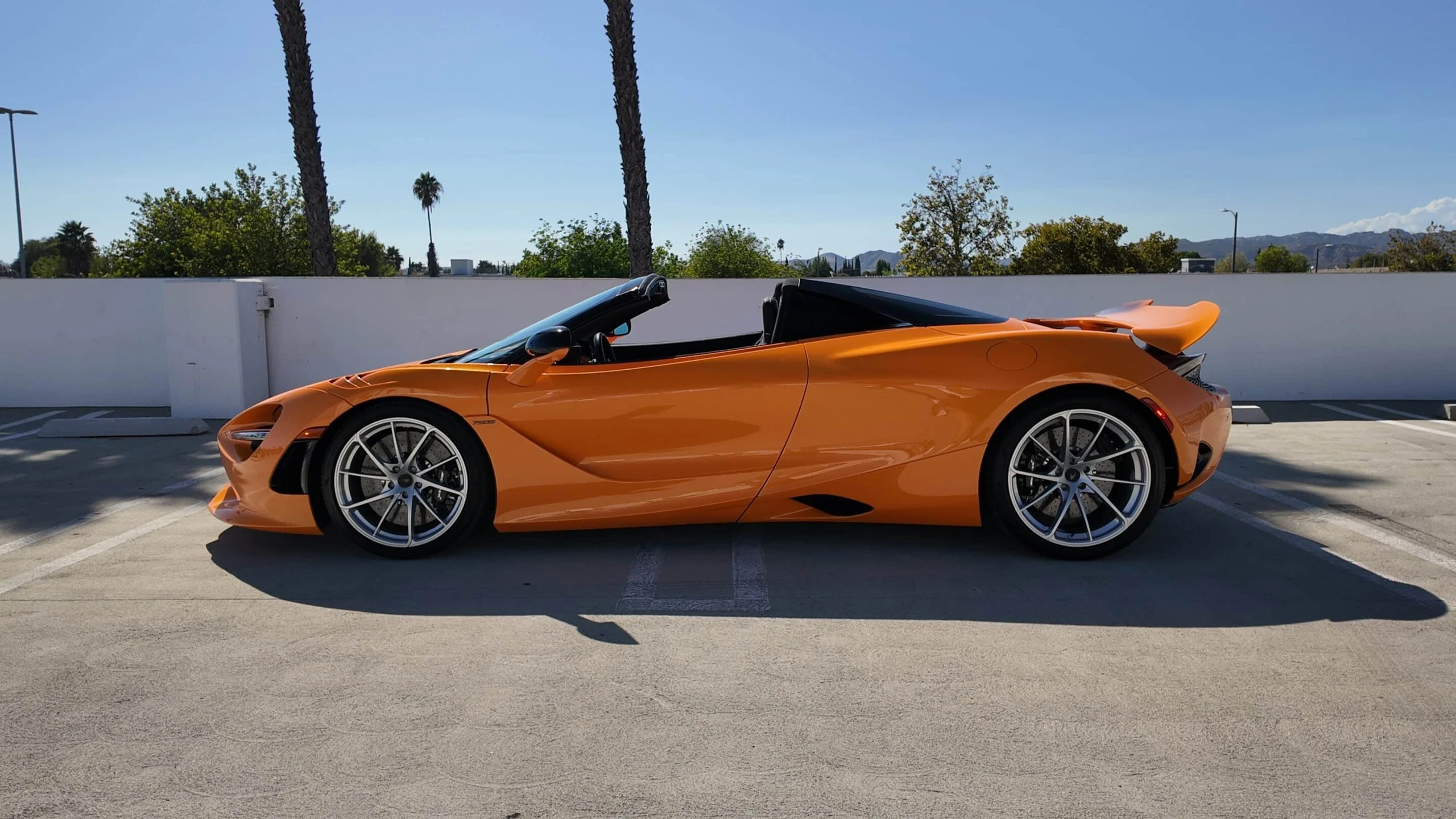 McLaren 750S Spider detail relevant to weekend exotic rentals on THE LUX CAR