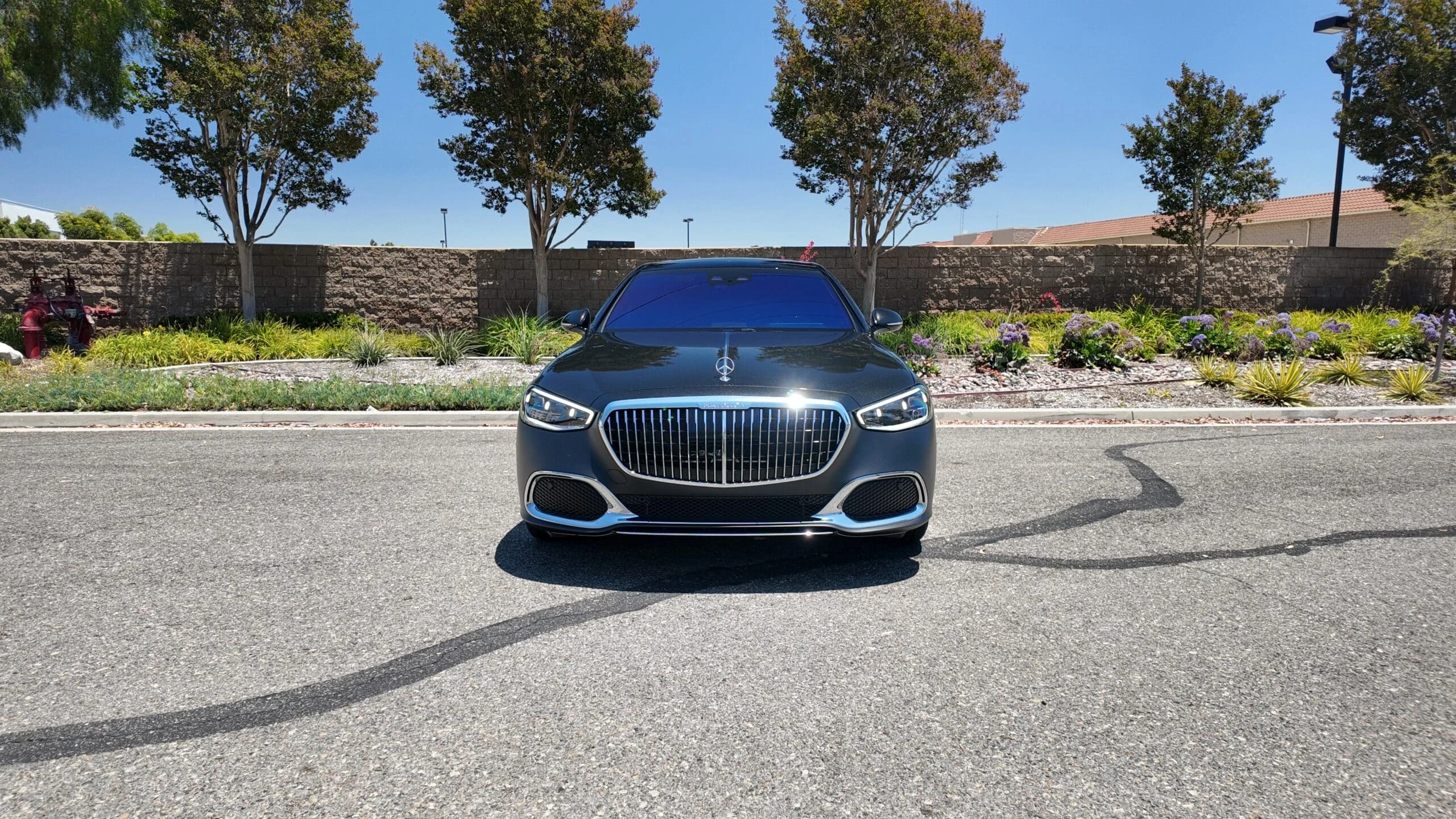 Mercedes-Maybach S 580 detail relevant to miami office car delivery on THE LUX CAR